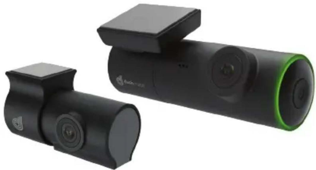 Dashmate DSH-922 - Full HD Dual Channel Discreet Dash Camera with inbuilt GPS & WIFI - 1