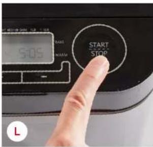 START STOP SOS WARM L