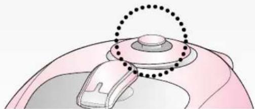 Cuckoo CRP-G1015F - If the valve hole of the pressure weight part is clogged, punch it with the cleaning pin. - 1