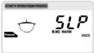 START OPERATING FINISHED Pressure SLP M.MO WARM VOICE