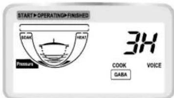 START OPERATING FINISHED SCAT HEAT Pressure 3H COOK VOICE GABA