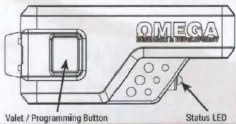 OMEGA Valet / Programming Button Status LED