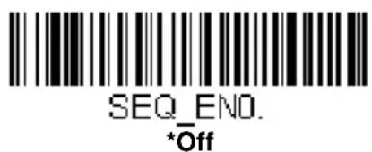 SEQ_END. *Off