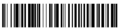 Black and white barcode image with vertical lines and a central dot