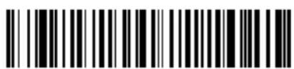 Black and white barcode image with vertical lines and a central dot