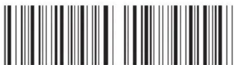 Barcode image with black and white vertical bars, no visible text or symbols beyond the pattern