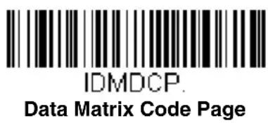 IDMDCP. Data Matrix Code Page