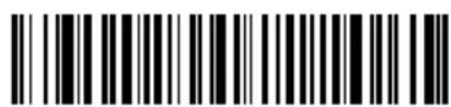Black and white barcode image with vertical lines and a central dot