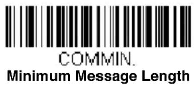 COMMIN. Minimum Message Length