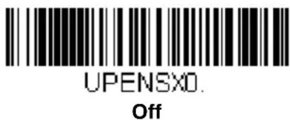 UPENSX0. Off