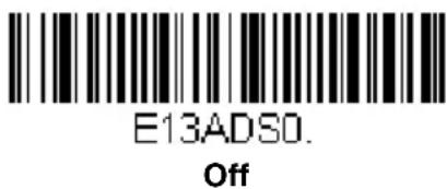 E13ADSO. Off