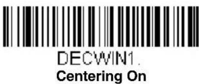 DECWIN1. Centering On