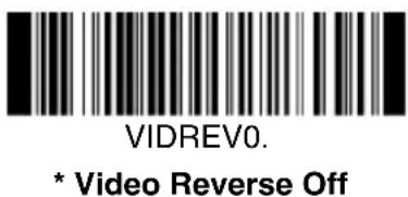 VIDREV0. * Video Reverse Off