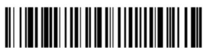 Black and white barcode image with vertical lines and a central dot