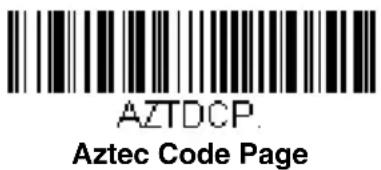 AZTDCP. Aztec Code Page