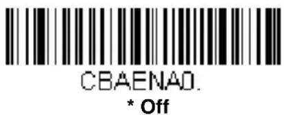 CBAENAD. * Off