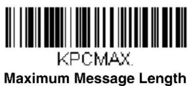KPCMAX Maximum Message Length