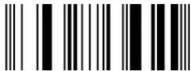 Barcode image containing machine-readable data with vertical lines and dots