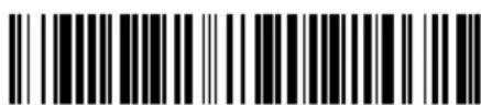Black and white barcode image with vertical lines and dots, no readable text or symbols