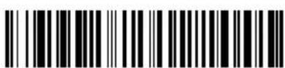 Black and white barcode image with vertical lines and dots