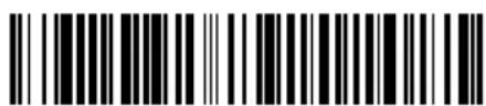 Black and white barcode image with vertical lines and a central '1' mark