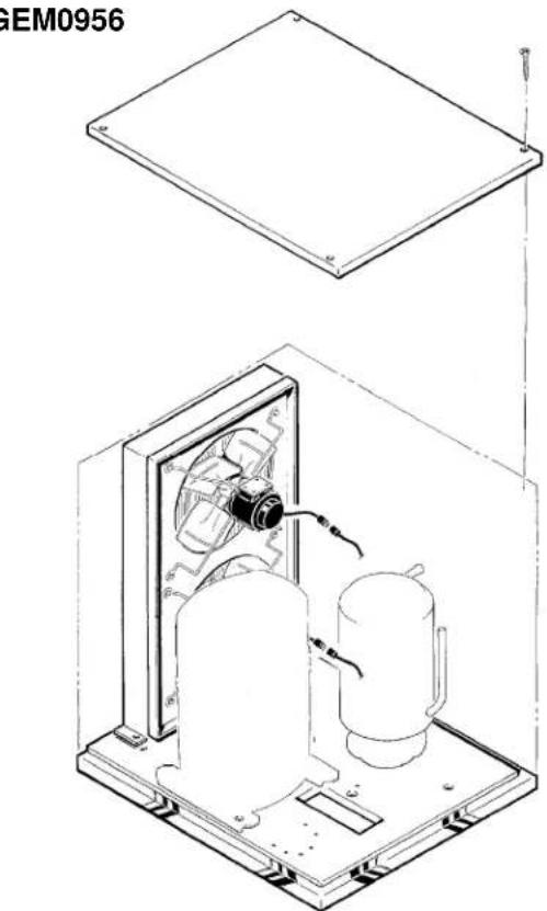 Ice-O-Matic GEM0956A - Clean the air cooled condenser: - 1