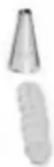 CUISINART CCP-10 - 3-Prong Border: Beautiful when used to pipe cream or meringues on tarts/pies. - 7