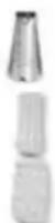 CUISINART CCP-10 - 3-Prong Border: Beautiful when used to pipe cream or meringues on tarts/pies. - 5