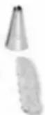 CUISINART CCP-10 - 3-Prong Border: Beautiful when used to pipe cream or meringues on tarts/pies. - 8