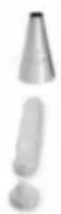 CUISINART CCP-10 - 3-Prong Border: Beautiful when used to pipe cream or meringues on tarts/pies. - 1