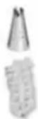 CUISINART CCP-10 - 3-Prong Border: Beautiful when used to pipe cream or meringues on tarts/pies. - 4