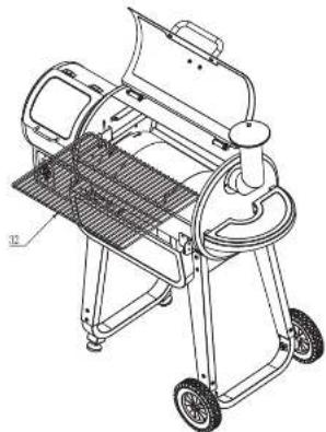 CUISINART CPG-4000 - ATTACHING COOKING GRATE AND WARMING RACK - 1