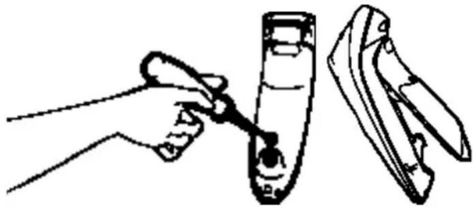 Socket Mobile D720 - Step 1: Remove Battery Door - 1