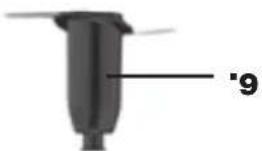 CUISINART Kitchen Central CFP-800 - NOTA: LAS CUCHILAS SON MUY AFILADAS; MANIPULELAS CON MUCHO CUIDADO. - 5