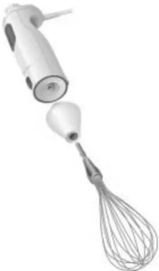 KITCHENAID KHB300WH - Using the Whisk Attachment - 1