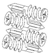 iPort 72350 - Remove the WallSation, Drywall anchors and Screws from the box and place on a table. - 3
