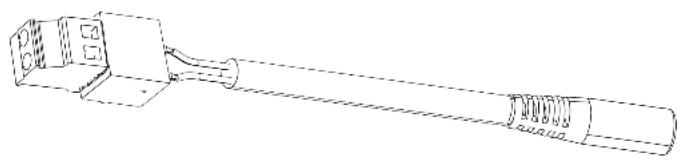 iPort 72350 - Connect the 2 wire to DC Connector at the other end of the 2 wire Cable. - 1
