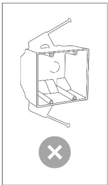 iPort 72350 - Install a 1 Gang electrical box or low voltage ring in the desired location of the WallStation. - 3