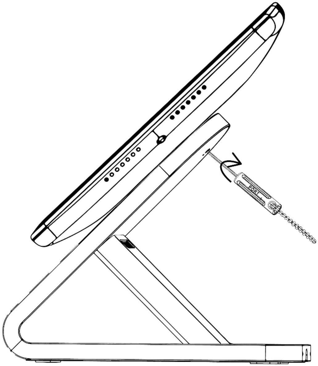 iPort 72353 - BaseStation Security Features - Securing the Case to the BaseStation. - 3