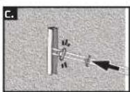 Gabor TMP-X - Attaching the Wall Bracket to Metal Studs - 8