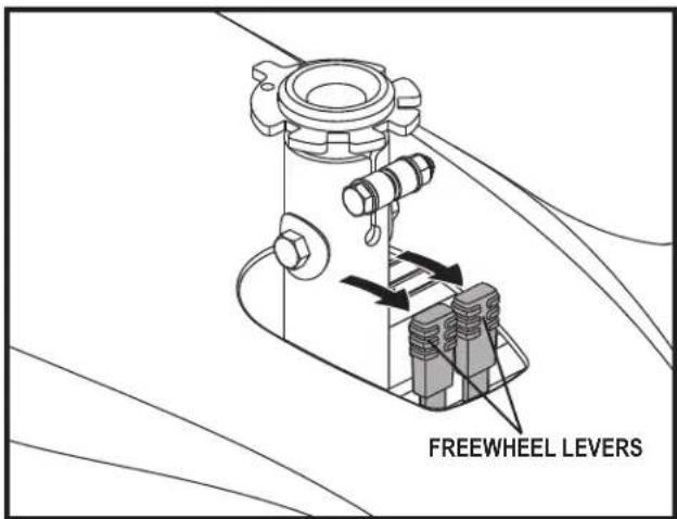 FREEWHEEL LEVERS