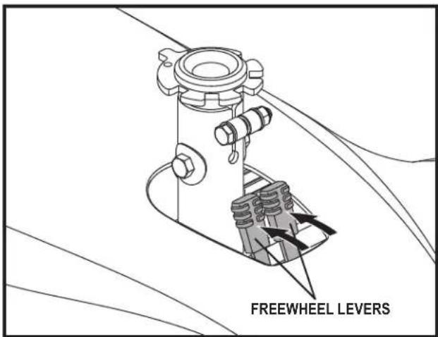 FREEWHEEL LEVERS