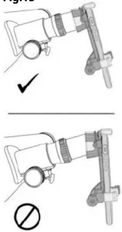 Technical diagram showing two mechanical assembly steps with a checkmark and prohibition symbol indicating disassembly or no action.