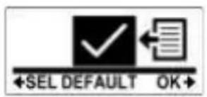 SEL DEFAULT OK