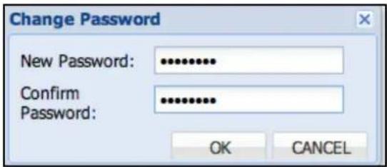 Change Password New Password: ********** Confirm ********** Password: OK CANCEL