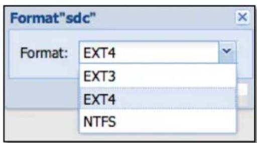 Format"sdc" Format: EXT4 EXT3 EXT4 NTFS