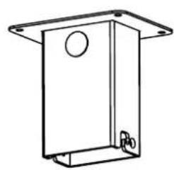 Technical line drawing of a mechanical enclosure or housing component (no text or symbols)