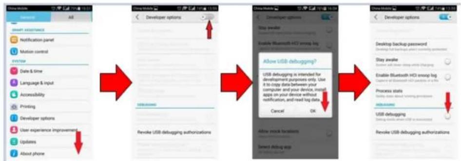 Pyle PLDNANDVR695 - 8.1.How to open USB debugging switch on Android mobile - 2