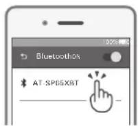 Audio-Technica AT-SP65XBT - When pairing with a Bluetooth device the first time - 1