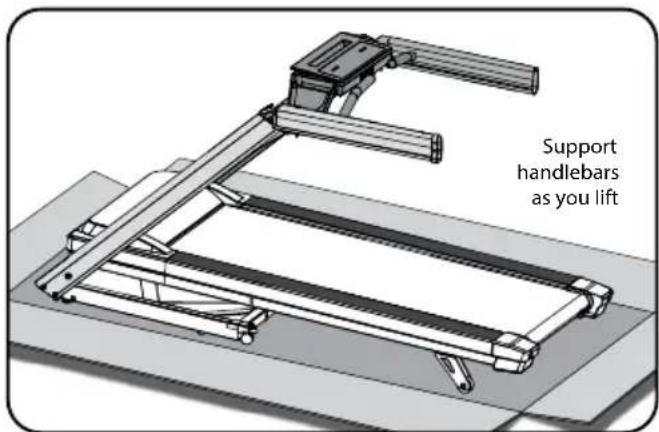 Support handlebars as you lift